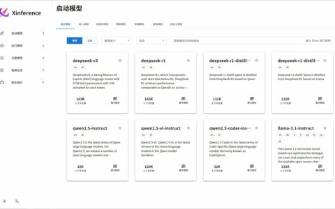 Ubuntu服务器Xinference的部署流程